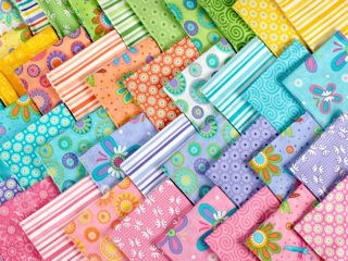 Colorful Array of Fabrics