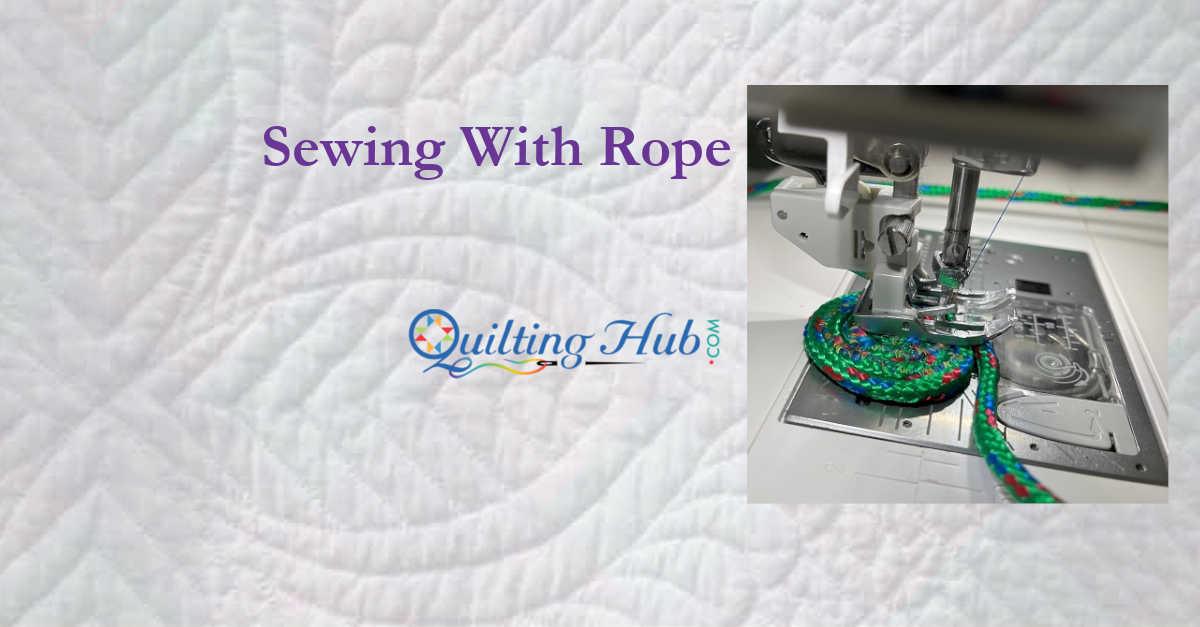 Sewing With Rope