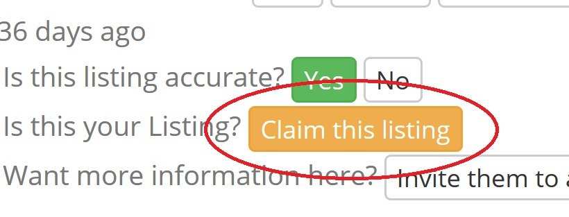 click claim this listing