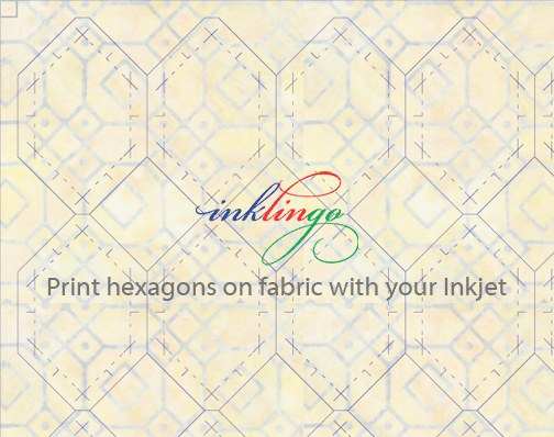 Print hexagons on fabric with your Inkjet