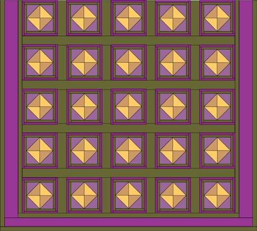 Adjust Quilt Size by adding sashes
