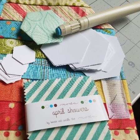 English Paper Piecing with Glue Basting