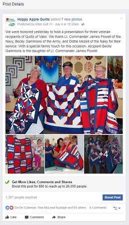 Quilts Of Valor Post