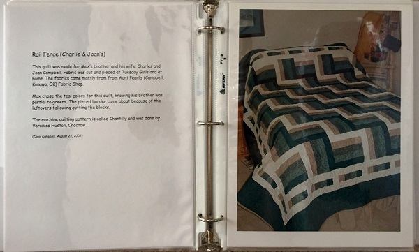 Quilt History Page