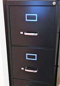 File Cabinet Fabric Storage