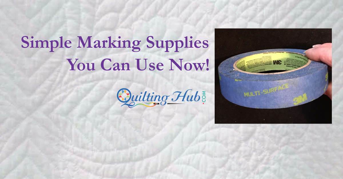 Simple Marking Supplies You Can Use Now!