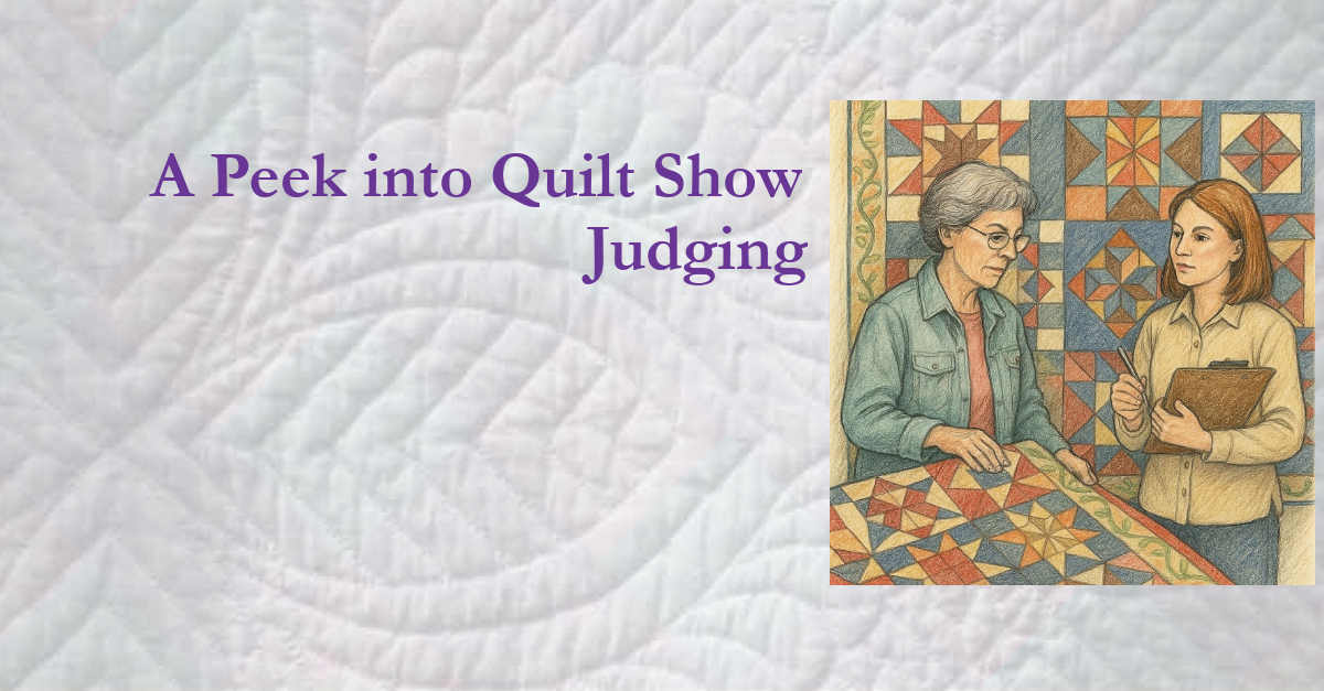 Behind the Ribbons - A Peek into Quilt Show Judging