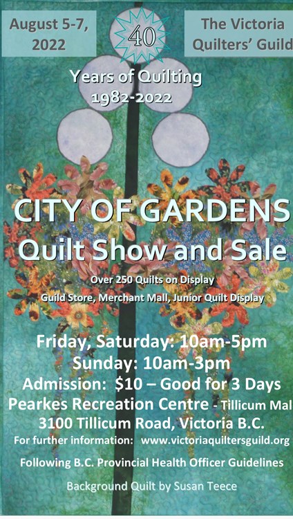 City of Gardens Quilt Show and Sale in Victoria, British Columbia on QuiltingHub