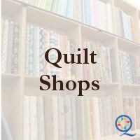quilt shops of or